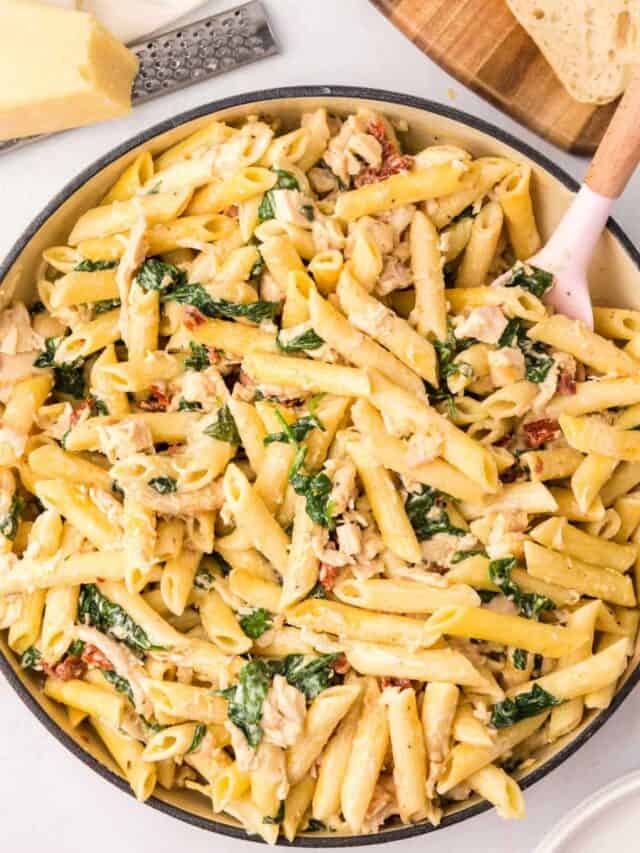 Creamy Chicken and Spinach Pasta Recipe Busy Day Dinners