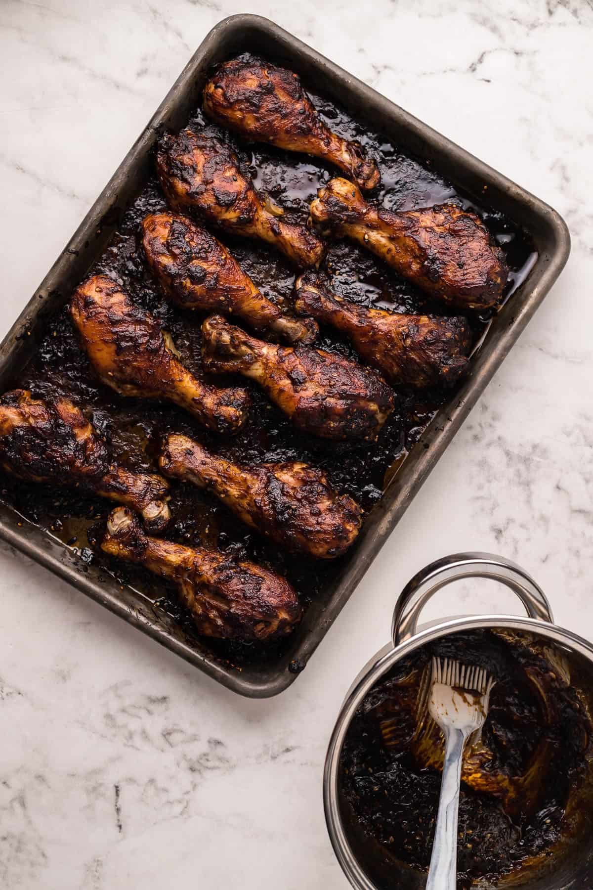 baking chicken on a sheet pan