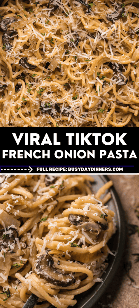 viral french onion pasta