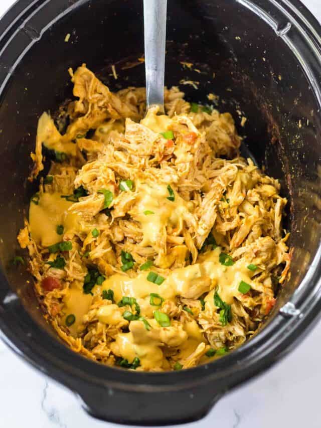 Slow Cooker Queso Chicken Busy Day Dinners
